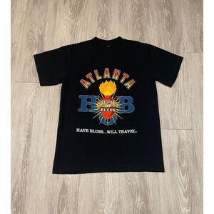 Vintage Atlanta House Of Blues Black T-Shirt Medium